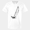 V-Neck Heavy Cotton 100% T-Shirt Thumbnail