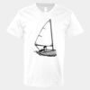 V-Neck Heavy Cotton 100% T-Shirt Thumbnail