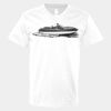 V-Neck Heavy Cotton 100% T-Shirt Thumbnail