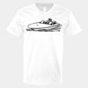 V-Neck Heavy Cotton 100% T-Shirt Thumbnail