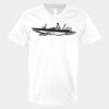 V-Neck Heavy Cotton 100% T-Shirt Thumbnail
