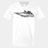 V-Neck Heavy Cotton 100% T-Shirt Thumbnail