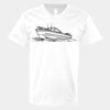 V-Neck Heavy Cotton 100% T-Shirt Thumbnail