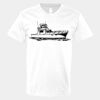 V-Neck Heavy Cotton 100% T-Shirt Thumbnail