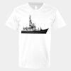 V-Neck Heavy Cotton 100% T-Shirt Thumbnail