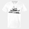 V-Neck Heavy Cotton 100% T-Shirt Thumbnail