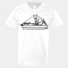 V-Neck Heavy Cotton 100% T-Shirt Thumbnail