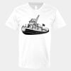V-Neck Heavy Cotton 100% T-Shirt Thumbnail