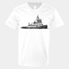 V-Neck Heavy Cotton 100% T-Shirt Thumbnail
