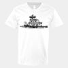 V-Neck Heavy Cotton 100% T-Shirt Thumbnail