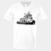 V-Neck Heavy Cotton 100% T-Shirt Thumbnail