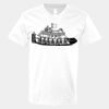 V-Neck Heavy Cotton 100% T-Shirt Thumbnail