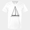 V-Neck Heavy Cotton 100% T-Shirt Thumbnail