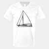 V-Neck Heavy Cotton 100% T-Shirt Thumbnail