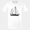 V-Neck Heavy Cotton 100% T-Shirt Thumbnail