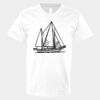 V-Neck Heavy Cotton 100% T-Shirt Thumbnail
