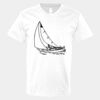 V-Neck Heavy Cotton 100% T-Shirt Thumbnail