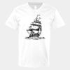 V-Neck Heavy Cotton 100% T-Shirt Thumbnail