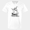V-Neck Heavy Cotton 100% T-Shirt Thumbnail