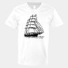 V-Neck Heavy Cotton 100% T-Shirt Thumbnail