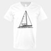 V-Neck Heavy Cotton 100% T-Shirt Thumbnail