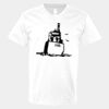 V-Neck Heavy Cotton 100% T-Shirt Thumbnail