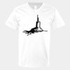 V-Neck Heavy Cotton 100% T-Shirt Thumbnail