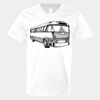 V-Neck Heavy Cotton 100% T-Shirt Thumbnail
