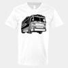 V-Neck Heavy Cotton 100% T-Shirt Thumbnail