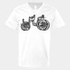 V-Neck Heavy Cotton 100% T-Shirt Thumbnail