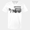 V-Neck Heavy Cotton 100% T-Shirt Thumbnail