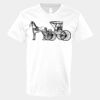 V-Neck Heavy Cotton 100% T-Shirt Thumbnail