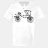 V-Neck Heavy Cotton 100% T-Shirt Thumbnail