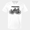 V-Neck Heavy Cotton 100% T-Shirt Thumbnail