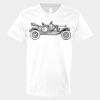 V-Neck Heavy Cotton 100% T-Shirt Thumbnail