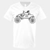 V-Neck Heavy Cotton 100% T-Shirt Thumbnail