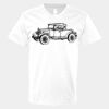 V-Neck Heavy Cotton 100% T-Shirt Thumbnail