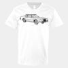 V-Neck Heavy Cotton 100% T-Shirt Thumbnail