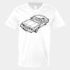 V-Neck Heavy Cotton 100% T-Shirt Thumbnail