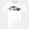 V-Neck Heavy Cotton 100% T-Shirt Thumbnail