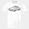 V-Neck Heavy Cotton 100% T-Shirt Thumbnail
