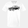 V-Neck Heavy Cotton 100% T-Shirt Thumbnail