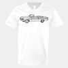V-Neck Heavy Cotton 100% T-Shirt Thumbnail