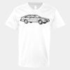 V-Neck Heavy Cotton 100% T-Shirt Thumbnail