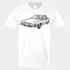 V-Neck Heavy Cotton 100% T-Shirt Thumbnail