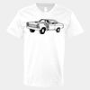 V-Neck Heavy Cotton 100% T-Shirt Thumbnail