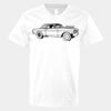 V-Neck Heavy Cotton 100% T-Shirt Thumbnail