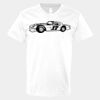 V-Neck Heavy Cotton 100% T-Shirt Thumbnail