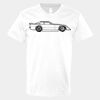 V-Neck Heavy Cotton 100% T-Shirt Thumbnail