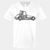 V-Neck Heavy Cotton 100% T-Shirt Thumbnail